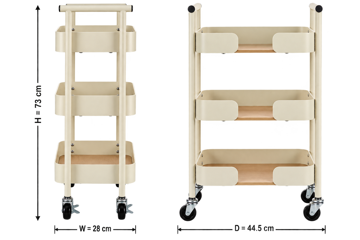 TabDeeli Claudia Storage Trolley